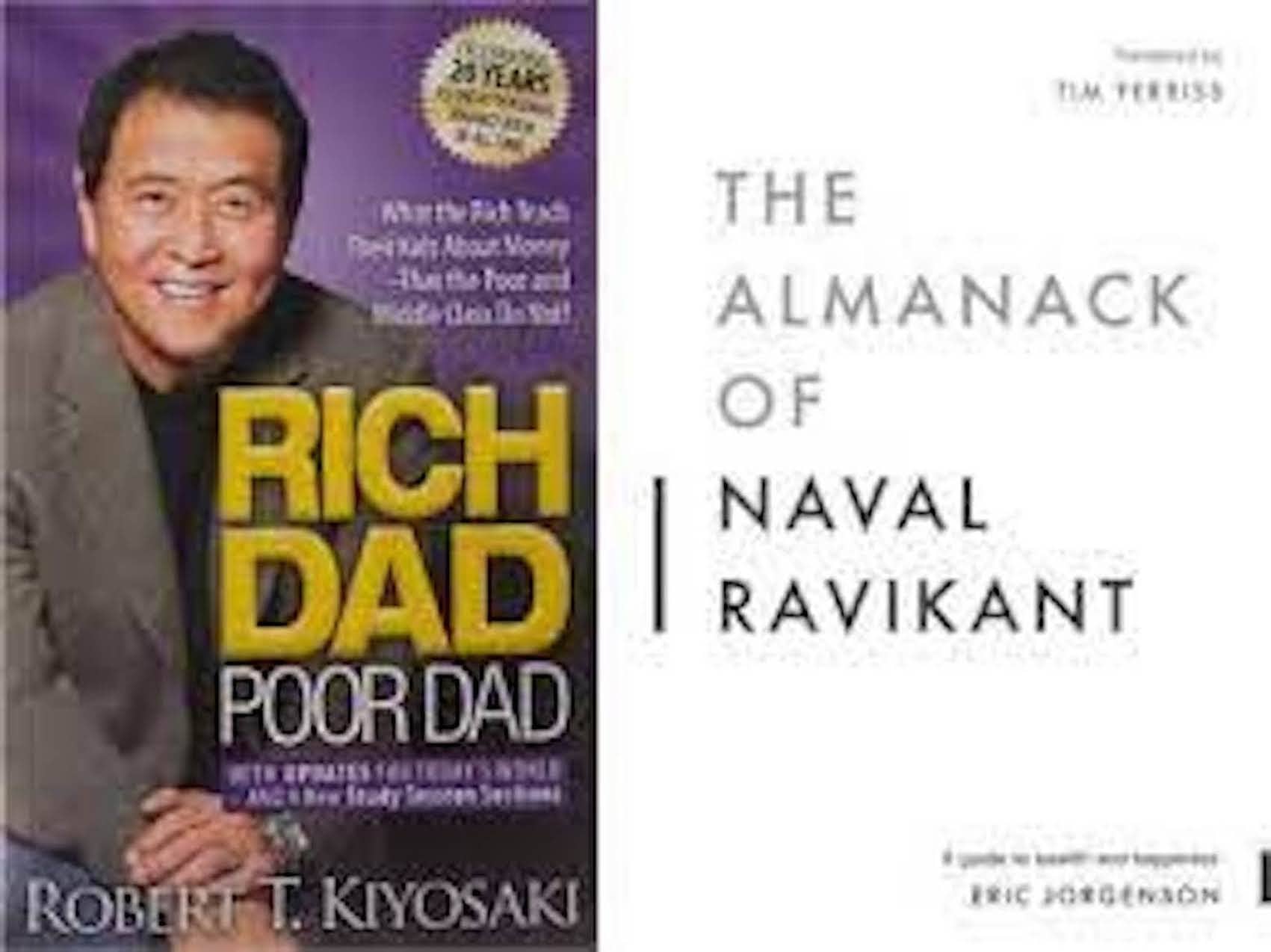 The Almanack Of Naval Ravikant + Rich Dad - Stationery | Buy online on ZillyBuy