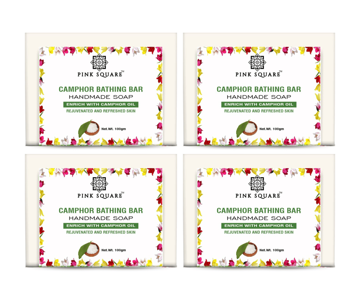pink square - Freshness Bathing Bar for All Skin Type ( Pack of 4 ) pink square - Freshness Bathing Bar for All Skin Type ( Pack of 4 )