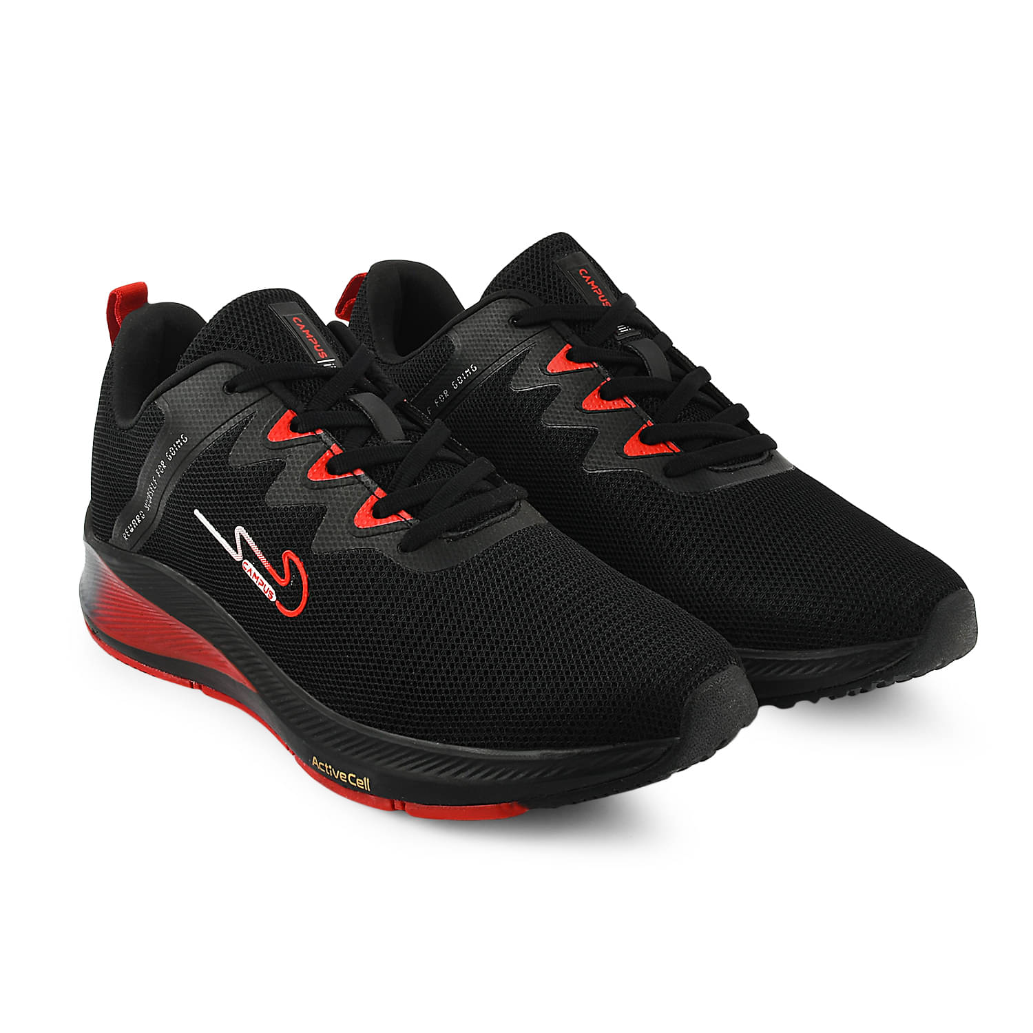     			Campus - CAMP-XMEN Black Men's Sports Running Shoes