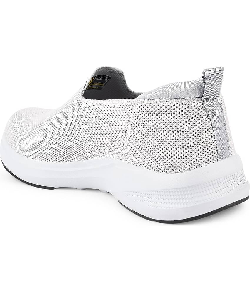 Campus MAXWIN - Light Grey Men's Slip-on Shoes