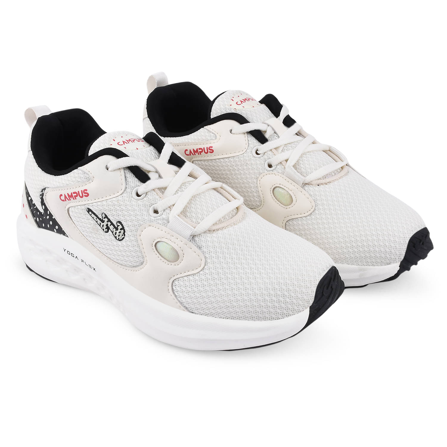     			Campus - White Women's Running Shoes