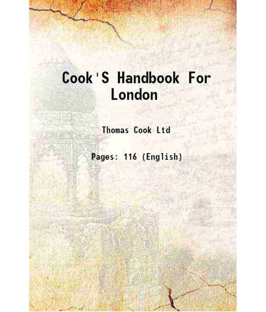     			Cook'S Handbook For London 1878 [Hardcover]
