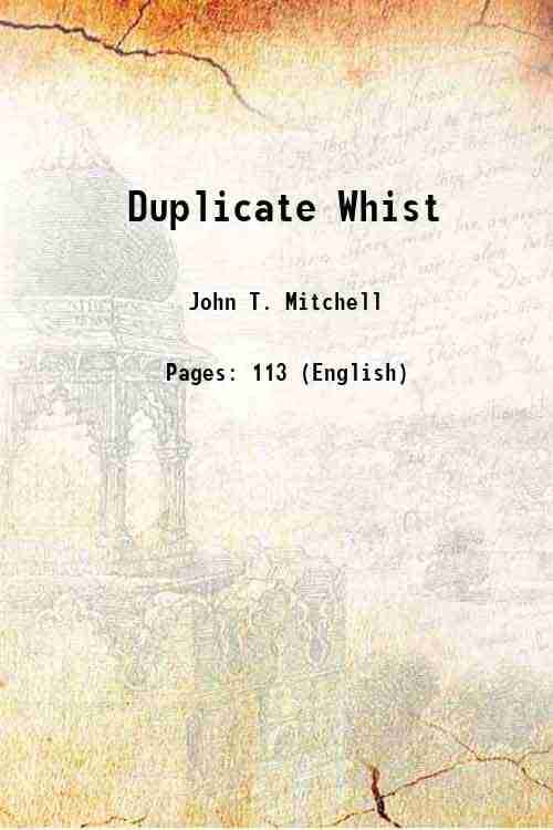     			Duplicate Whist 1891 [Hardcover]