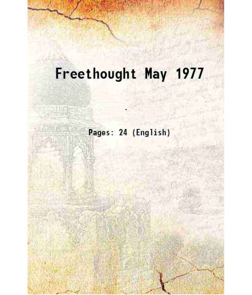     			Freethought May 1977 [Hardcover]