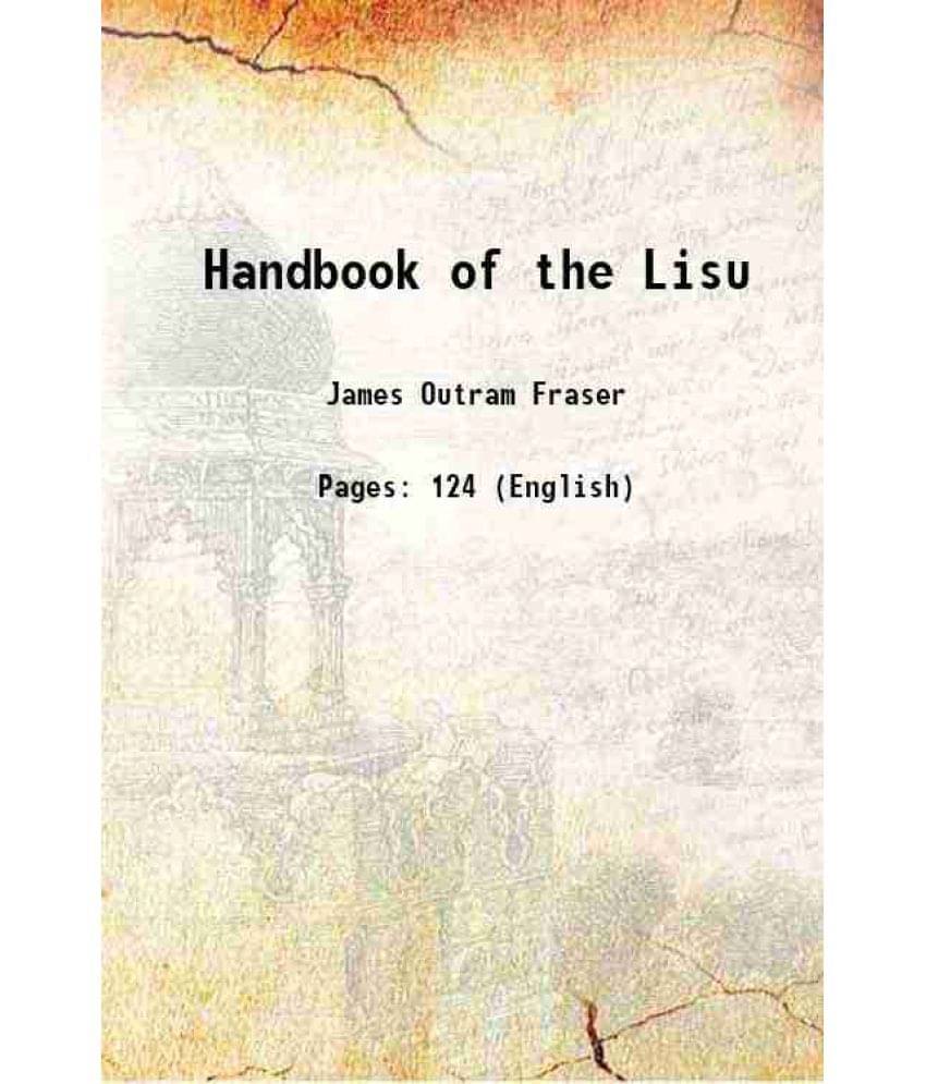     			Handbook of the Lisu 1922 [Hardcover]