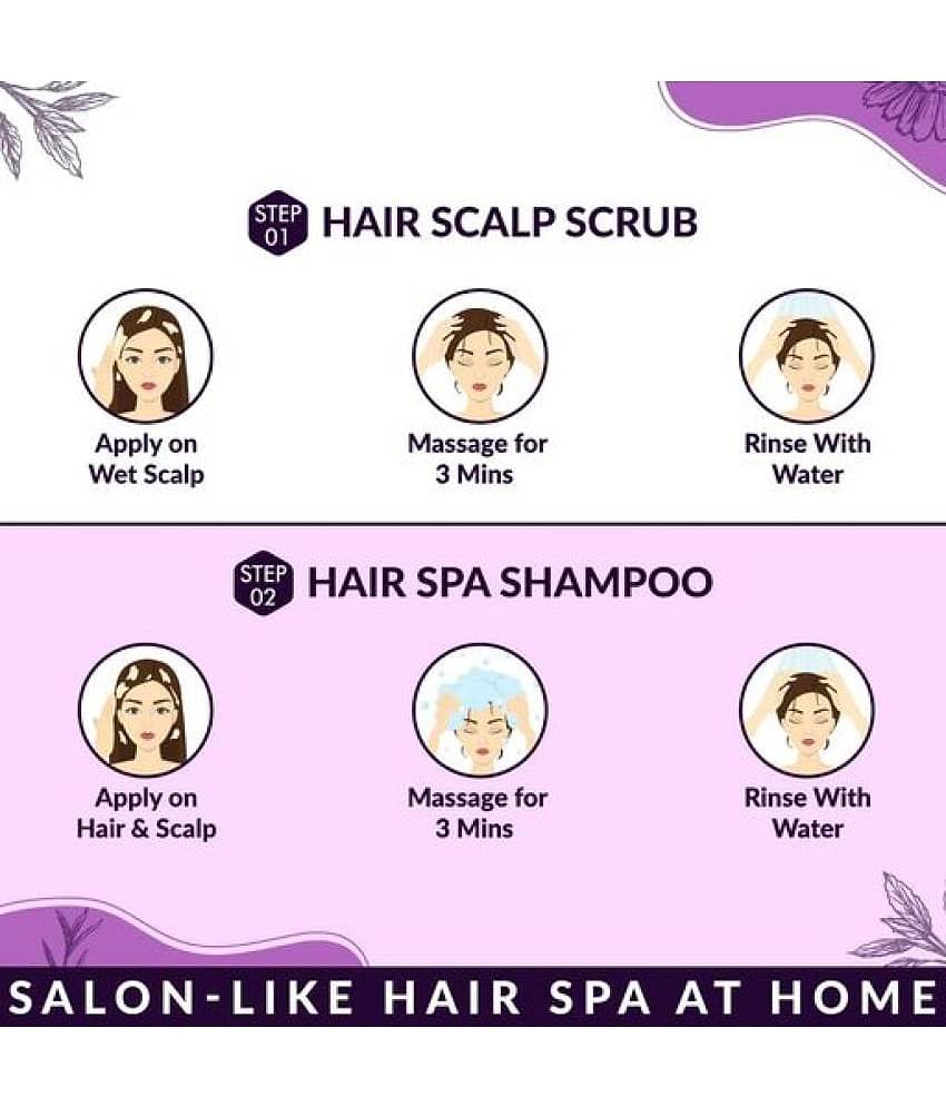 NEUD 4-Step DIY Advanced Hair Spa Kit for Salon-Like Silky Bounce at Home - 2 Packs (40 g Each)