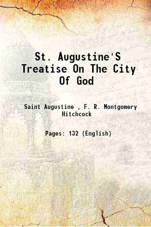     			St. Augustine'S Treatise On The City Of God 1922 [Hardcover]