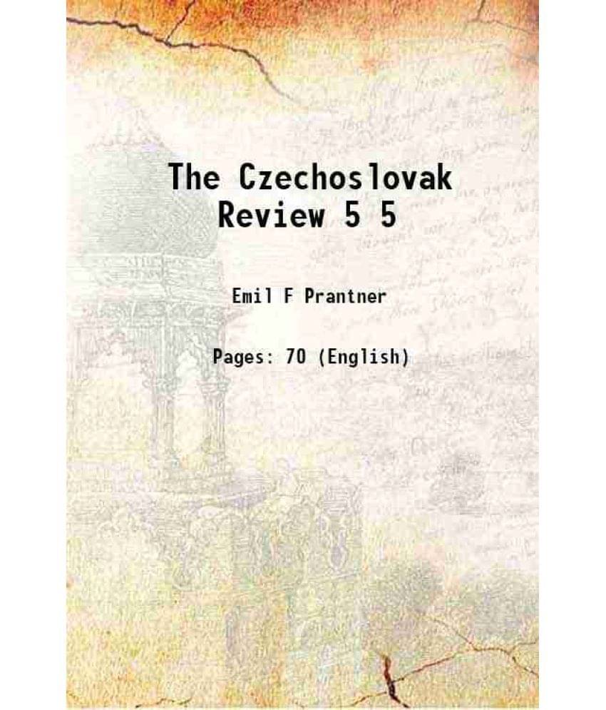     			The Czechoslovak Review Volume 5 [Hardcover]