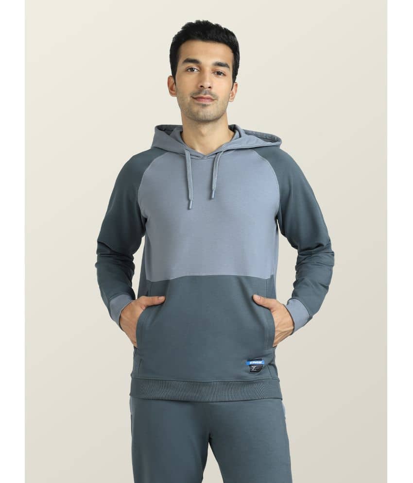 XYXX - Light Grey Cotton Blend Regular Fit Men's Sweatshirt ( Pack of 1 )