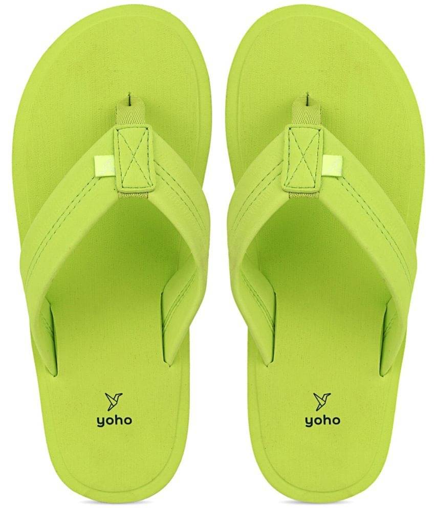     			Yoho - Green Men's Thong Flip Flop