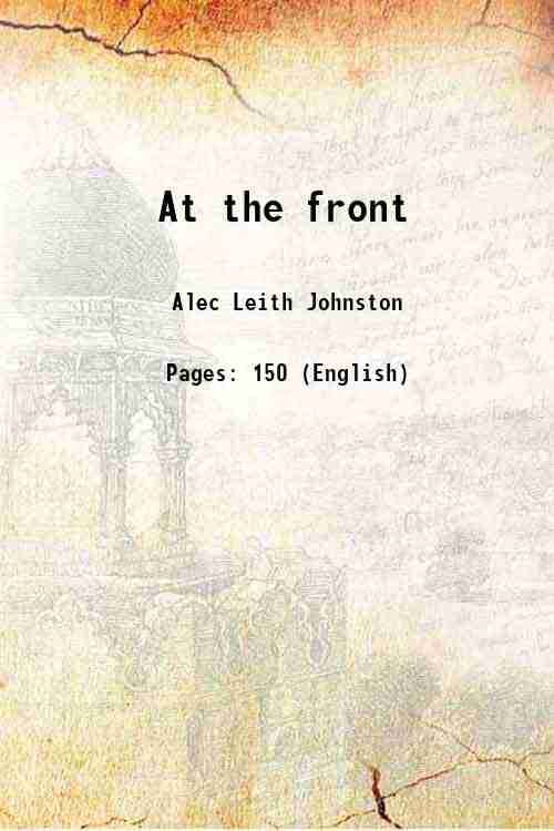     			At the front 1917 [Hardcover]