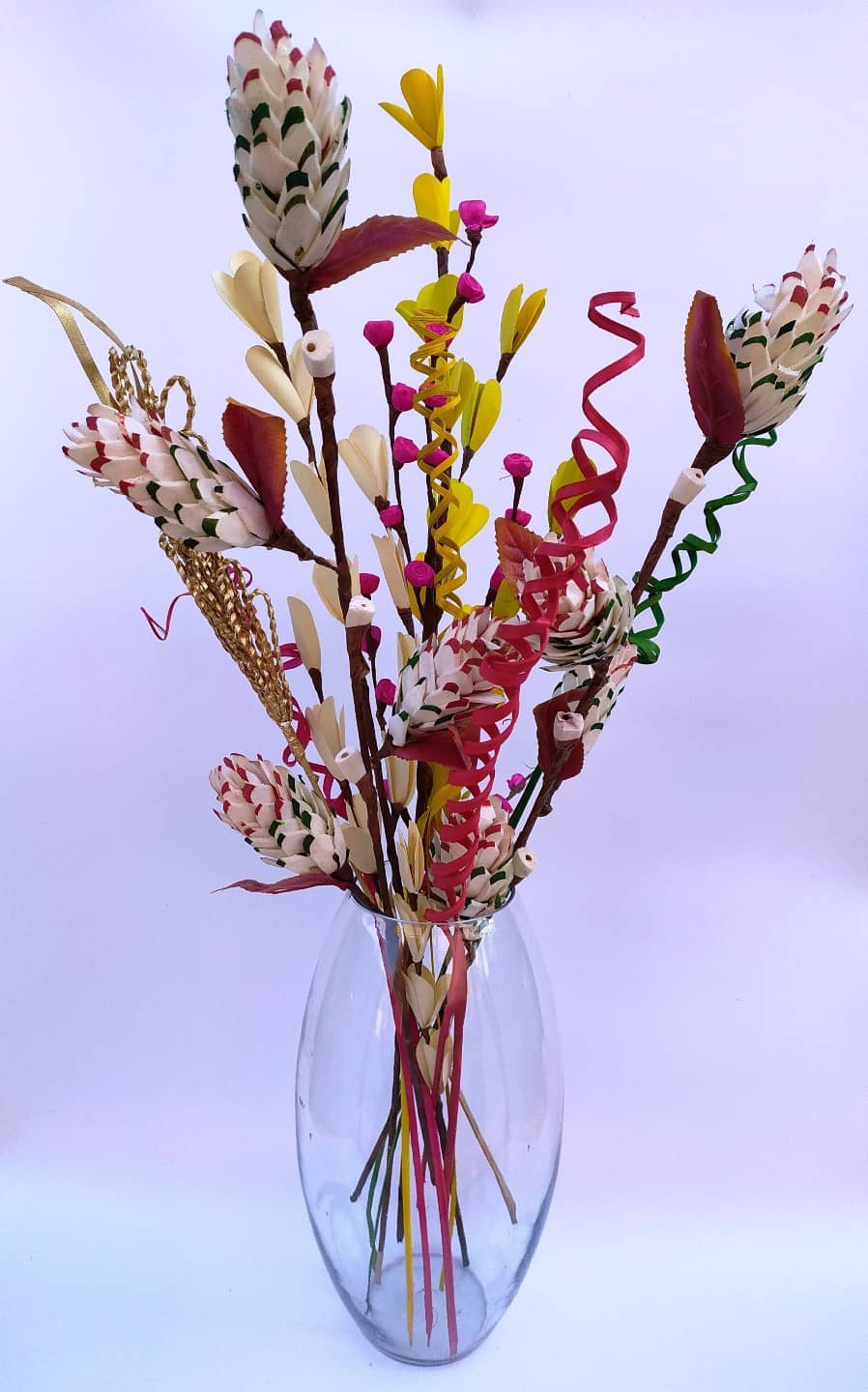 Fab n Style - Multicolor Palm Artificial Flower ( 15 Pcs )