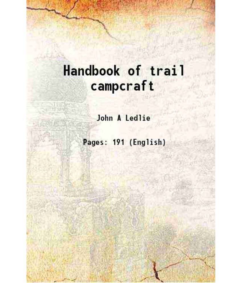     			Handbook of trail campcraft 1954 [Hardcover]