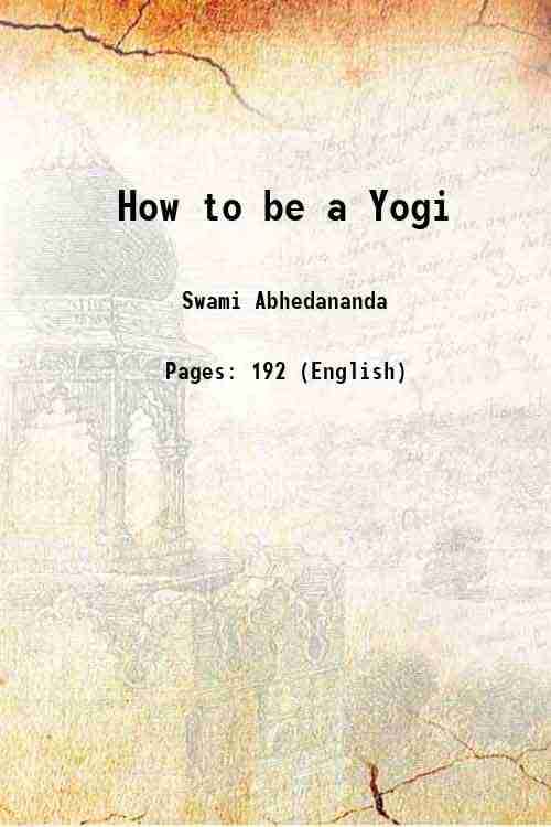     			How to be a Yogi 1902 [Hardcover]