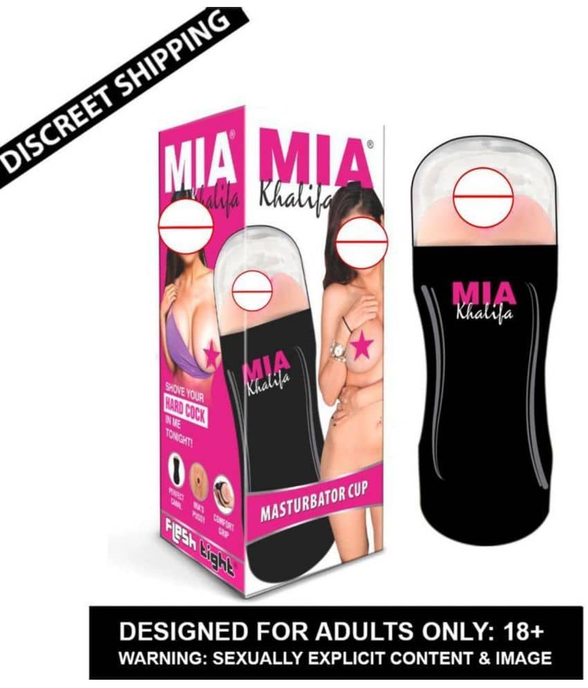 KAMAHOUSE MIA KHALIFA MALE POCKET PUSSY MASTURBATOR CUP WITH FREE LUBE-U.S.A