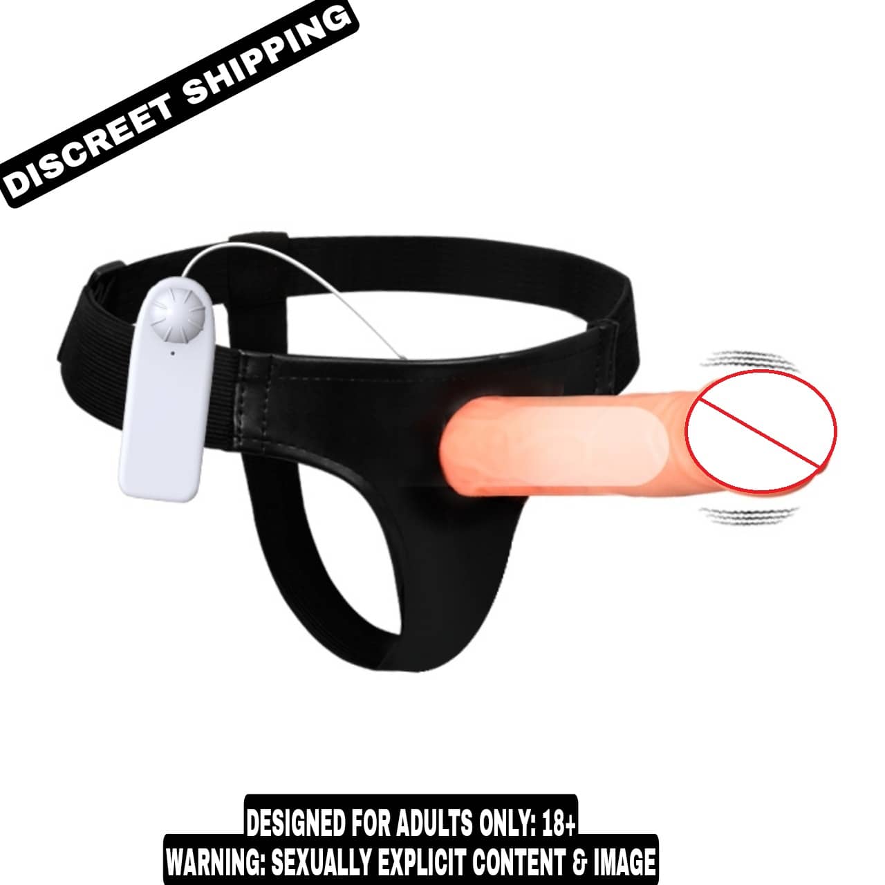 KAMAHOUSE Strap-on Dildo vibrator with Attached Vagina Premium quality