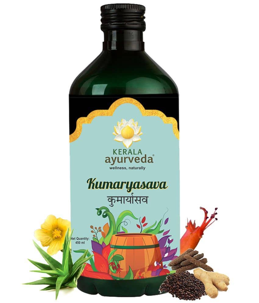 Kerala Ayurveda Kumaryasava 450 Ml, For Healthy Periods, For Period Cramps, Reduces Mood Swings, Combats Pcos, Better Hormonal Health