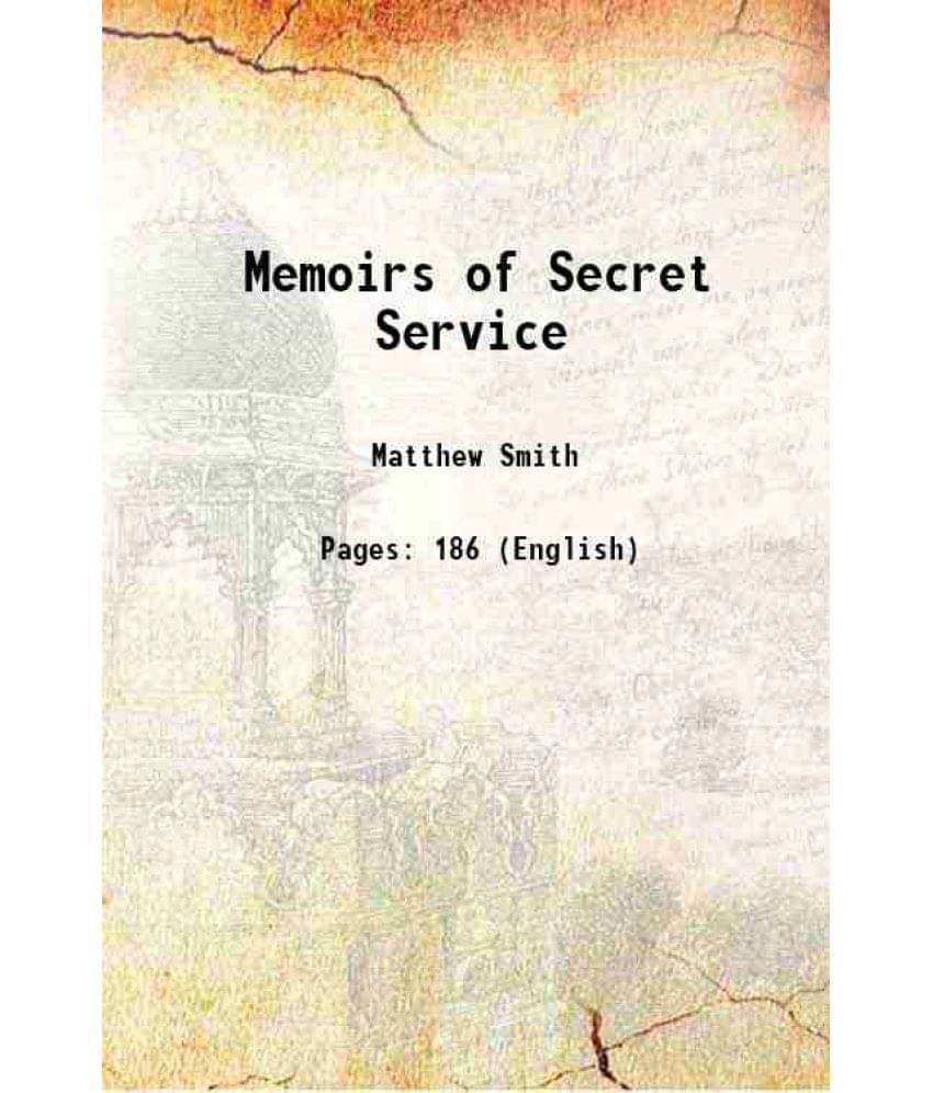     			Memoirs of Secret Service 1699 [Hardcover]