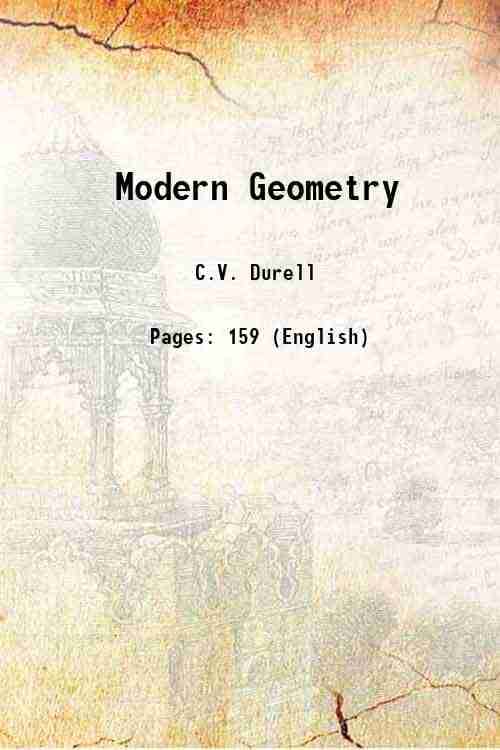     			Modern Geometry The straight line and circle 1920 [Hardcover]