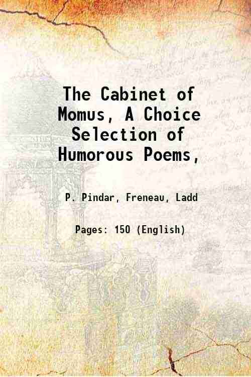     			The Cabinet of Momus, A Choice Selection of Humorous Poems, 1827 [Hardcover]