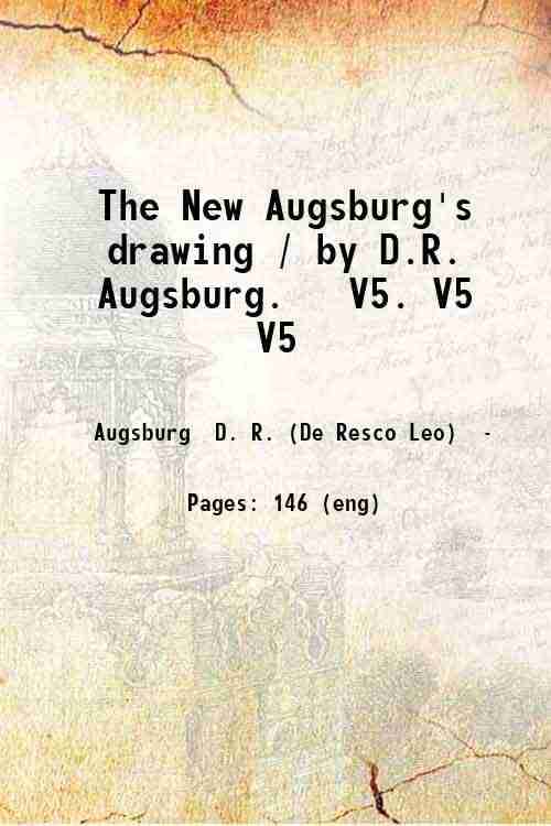     			The New Augsburg's drawing Volume 5 1912 [Hardcover]