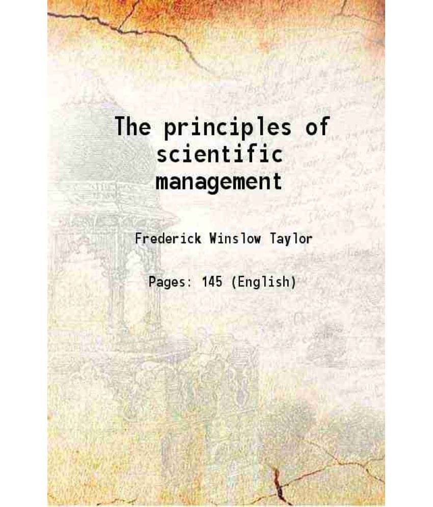     			The principles of scientific management 1967 [Hardcover]
