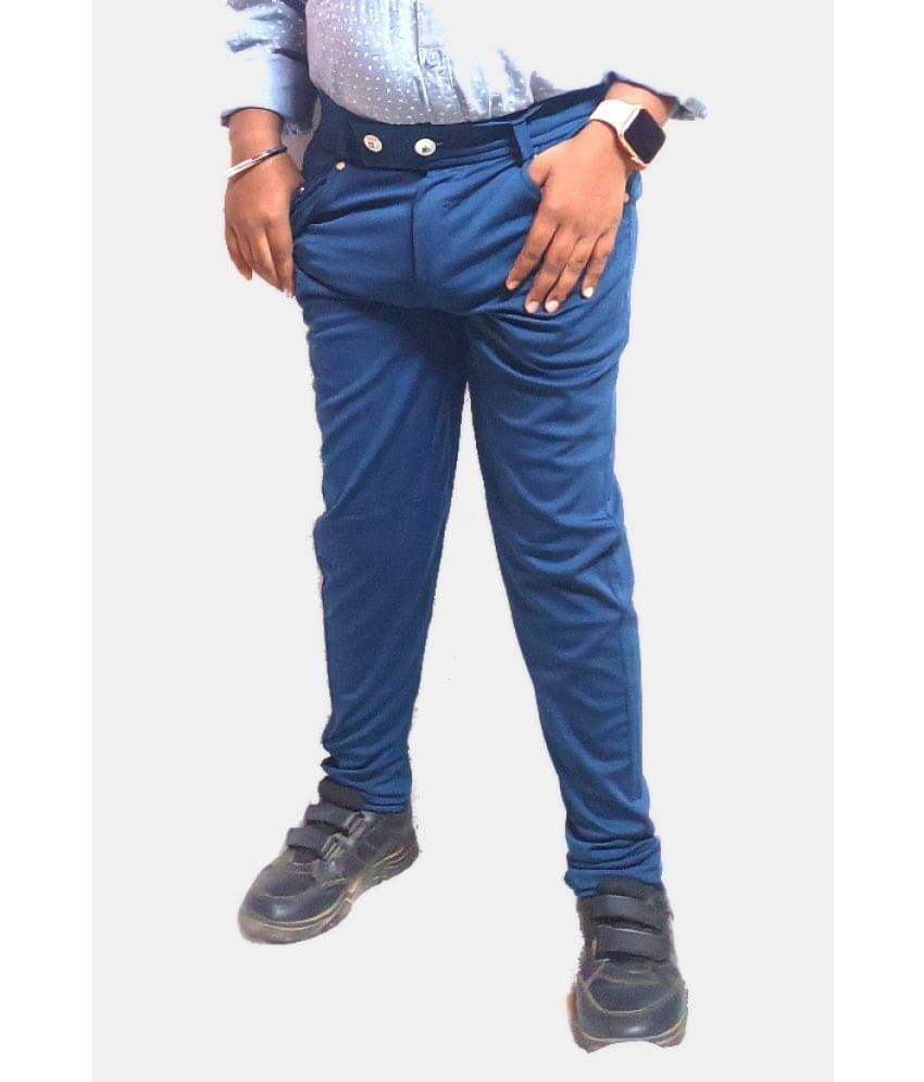     			4YOU Dark Blue Regular Chinos ( Pack of 1 )
