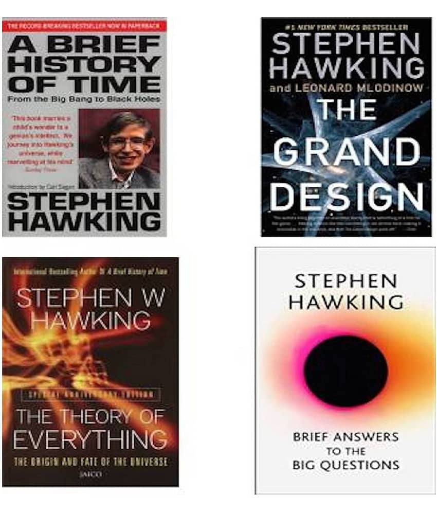 (Combo of 4 Books ) The Theory Of Everything & BRIEF ANSWERS TO THE BIG QUESTIONS & A Brief History Of Time & The Grand Design (Paperback) - Stationery | Buy online on ZillyBuy