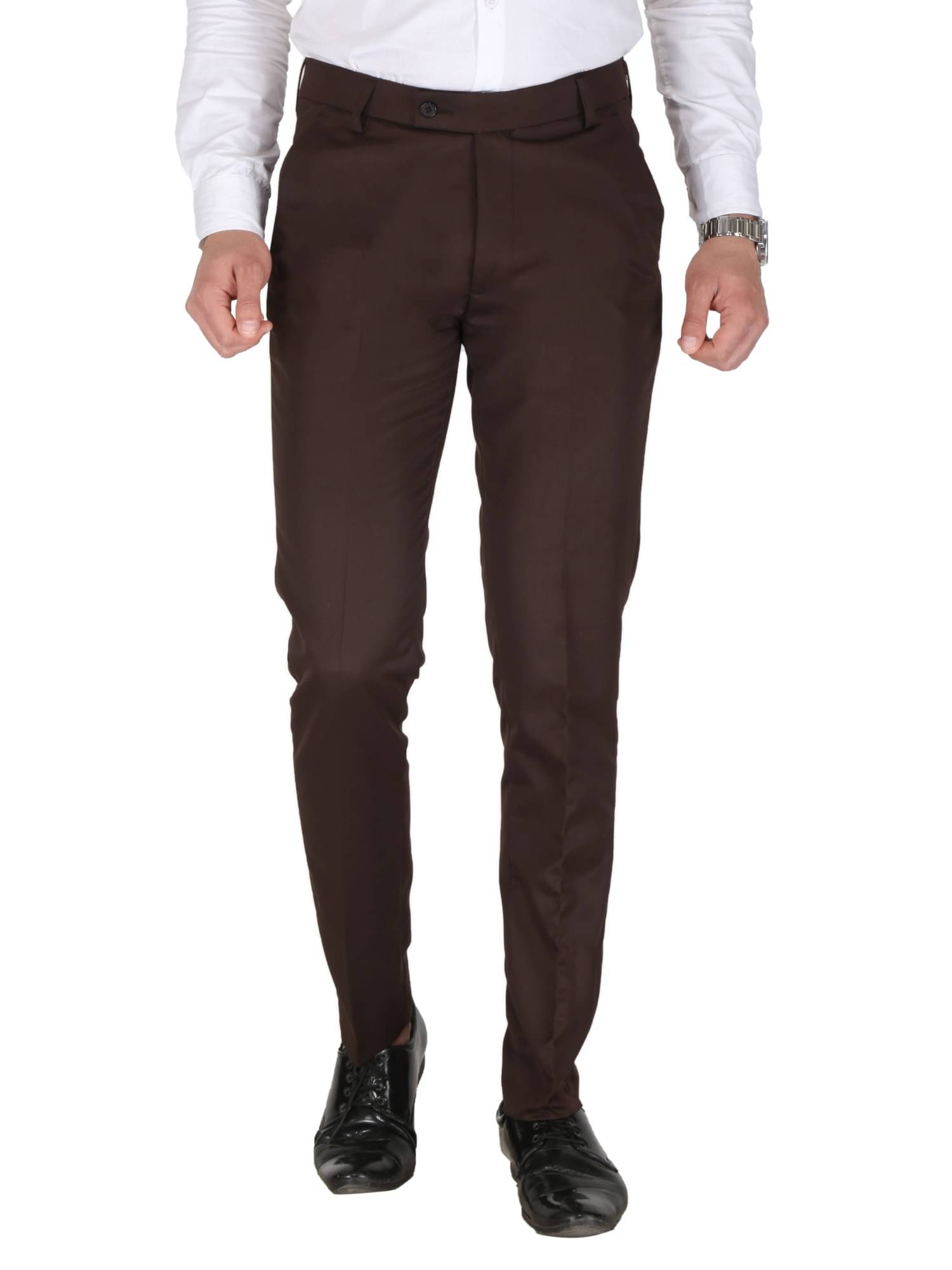     			HERRYLAL Tan Regular Formal Trouser ( Pack of 1 )