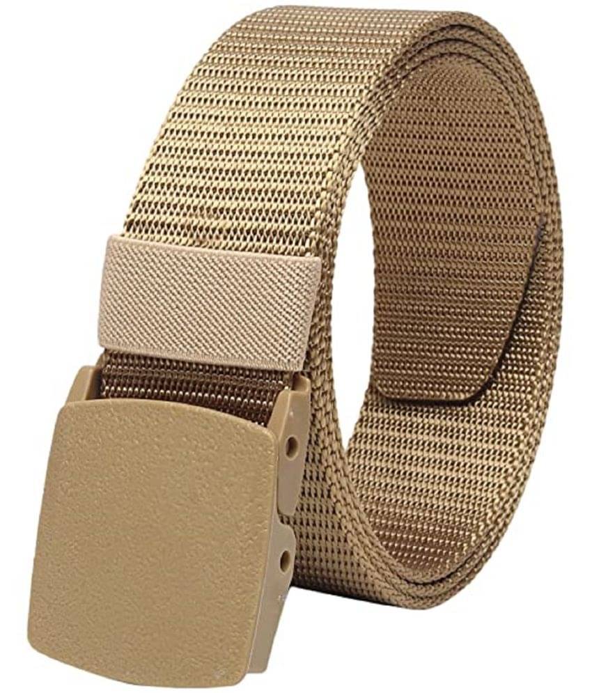     			Kingluster - Brown Nylon Men's Casual Belt ( Pack of 1 )