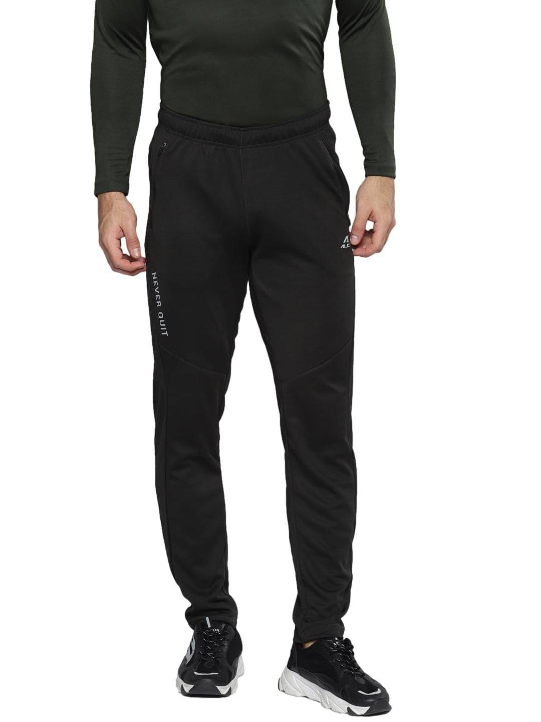 Alcis - Black Polyester Men's Sports Trackpants ( Pack of 1 ) Alcis - Black Polyester Men's Sports Trackpants ( Pack of 1 )