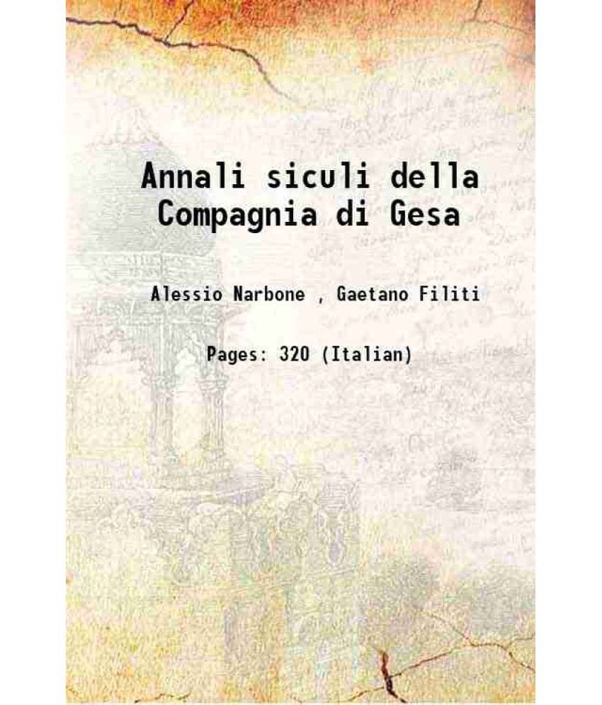     			Annali siculi della Compagnia di Gesa Volume v.2 1906