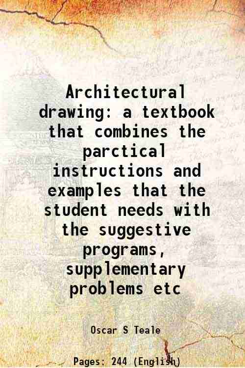     			Architectural drawing 1920