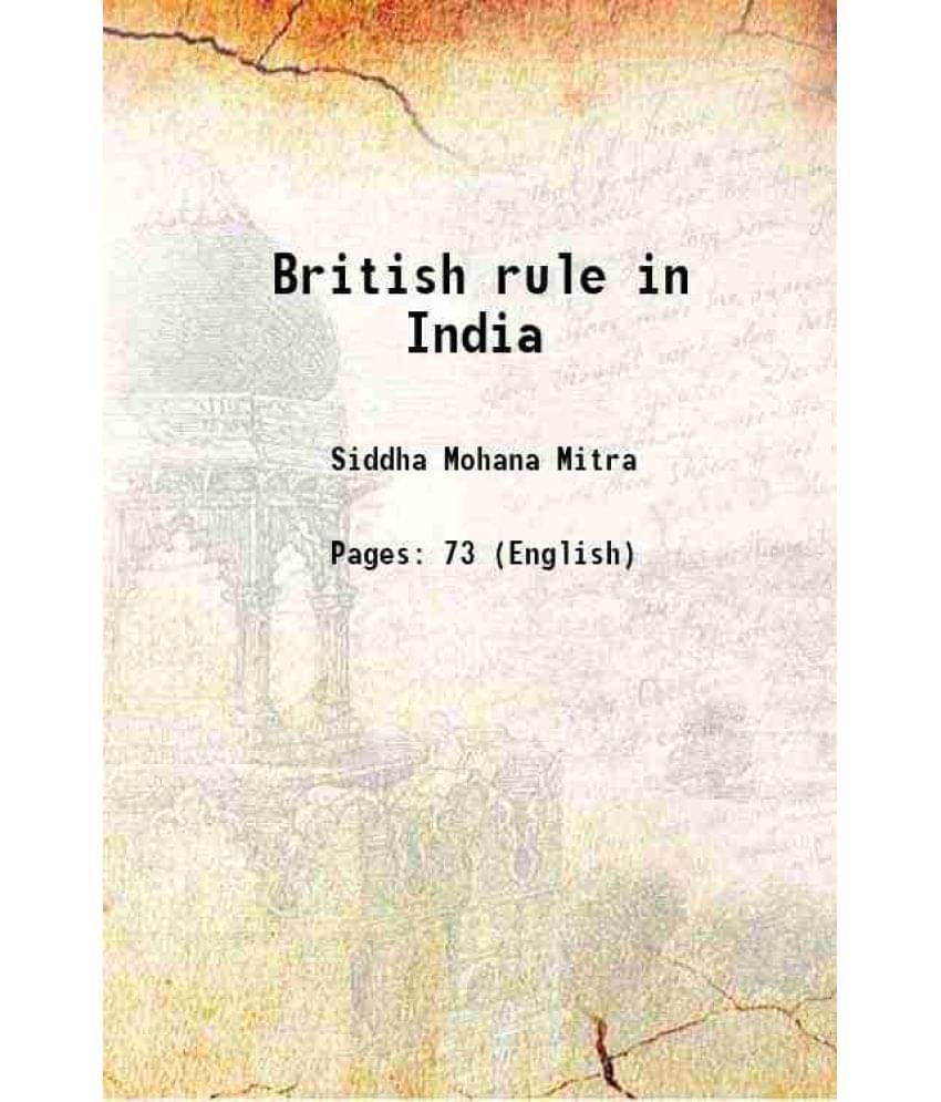     			British rule in India 1905