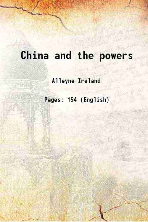     			China and the powers 1902
