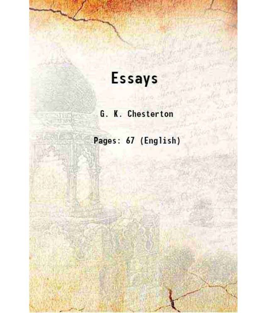    			Essays 1920