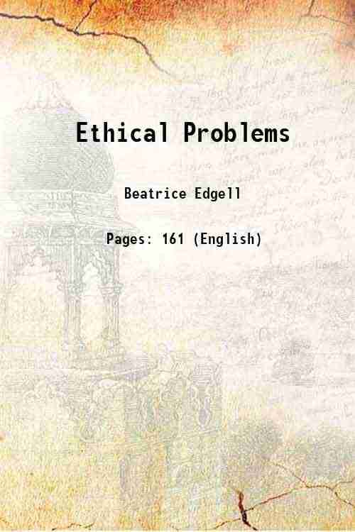     			Ethical Problems 1929