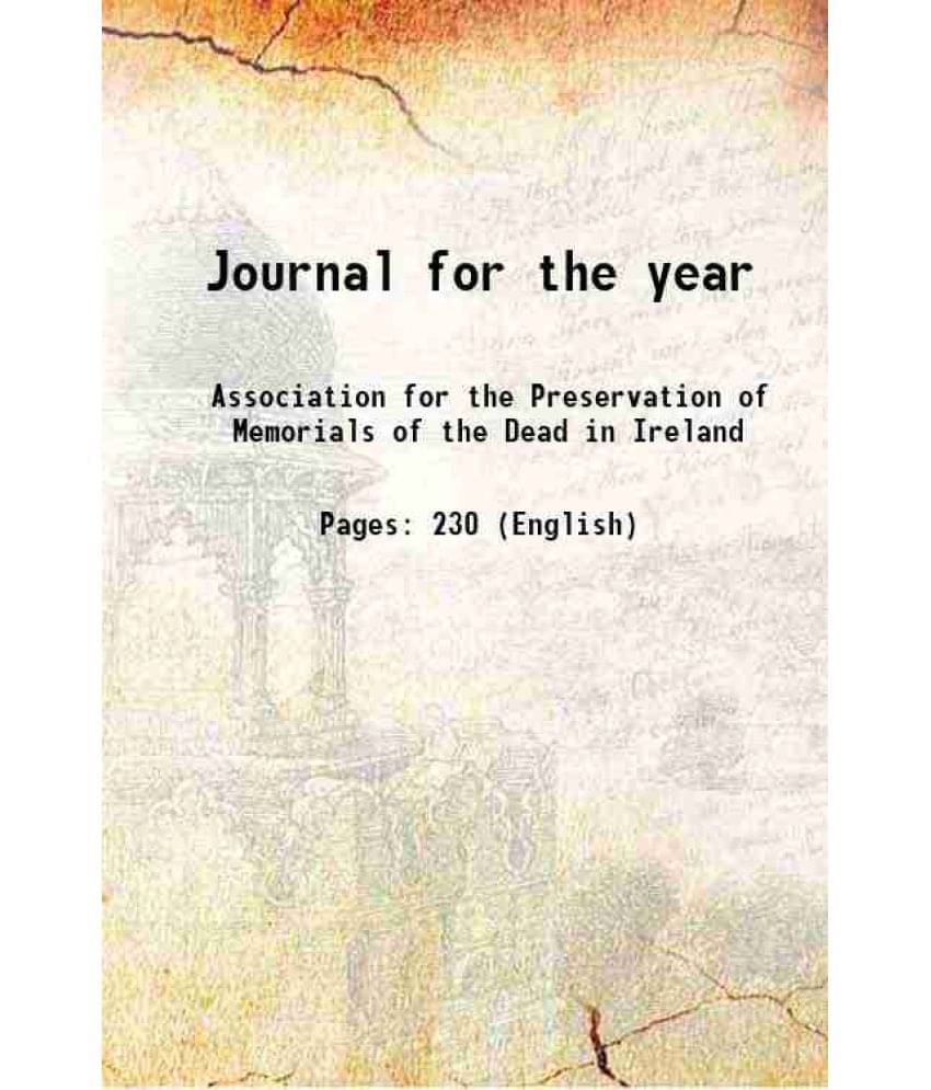 Journal for the year Volume 3, no. 2 1896     			Journal for the year Volume 3, no. 2 1896