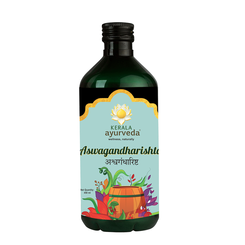     			Kerala Ayurveda Aswagandharishta 450 ml, For Energy and Vitality, Herbal Energy Booster, Helps to Improve Strength and Stamina