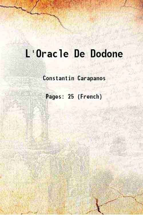     			L'Oracle De Dodone 1878