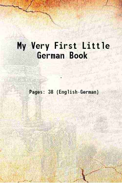     			My Very First Little German Book