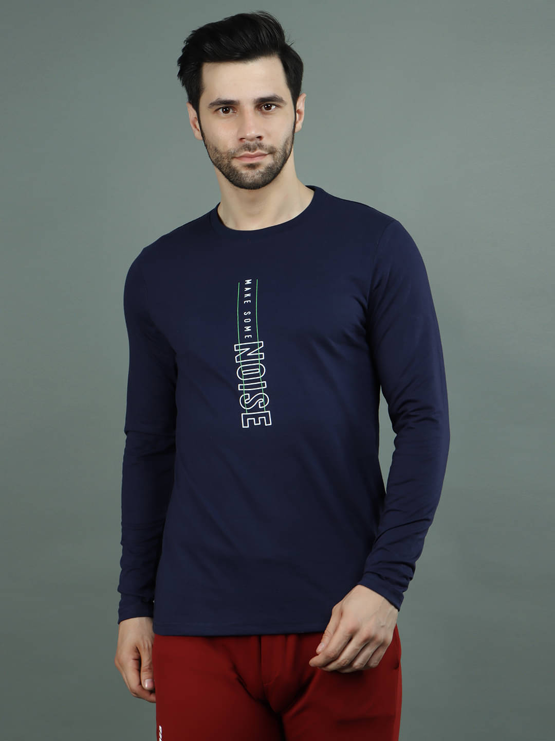 NEXGEN CLUB Pack of 1 Cotton Blend Regular Fit Men's T-Shirt ( Navy ) NEXGEN CLUB Pack of 1 Cotton Blend Regular Fit Men's T-Shirt ( Navy )