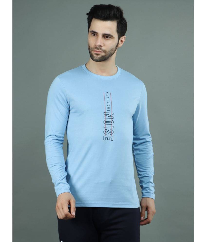     			NEXGEN  CLUB Pack of 1 Cotton Blend Regular Fit Men's T-Shirt ( Sky Blue )