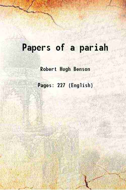     			Papers of a pariah 1967