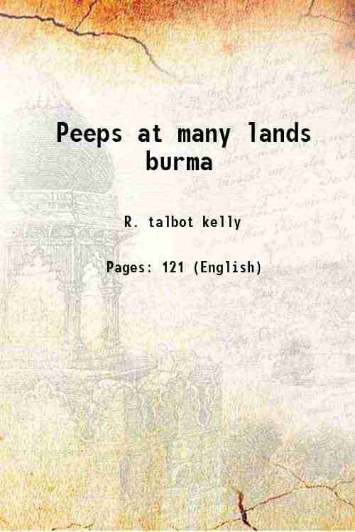     			Peeps at many lands burma 1950