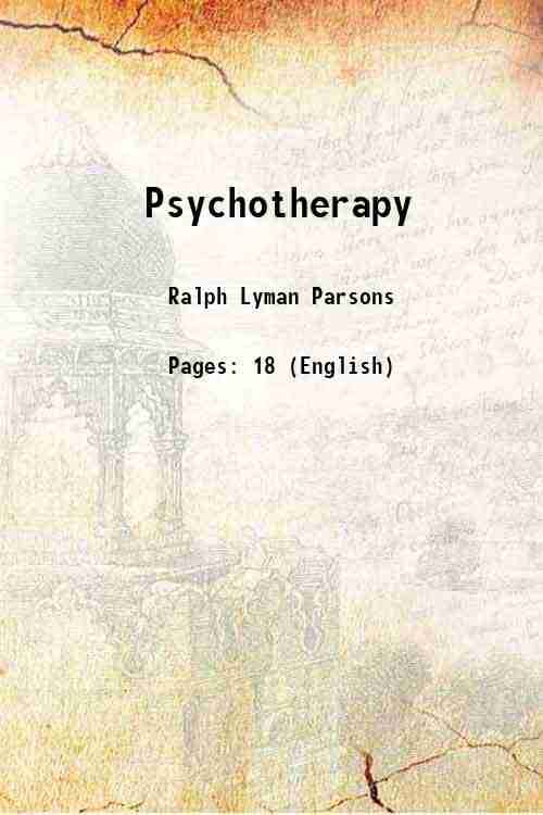     			Psychotherapy 1903