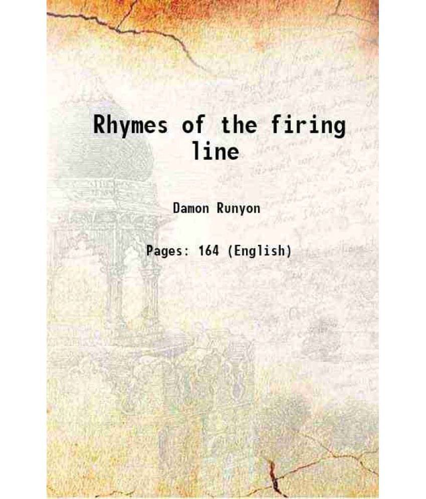     			Rhymes of the firing line 1912
