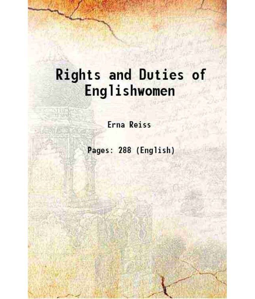     			Rights and Duties of Englishwomen 1934
