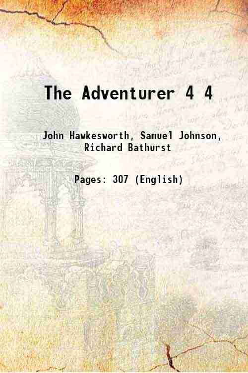 The Adventurer Volume 4 1778 The Adventurer Volume 4 1778