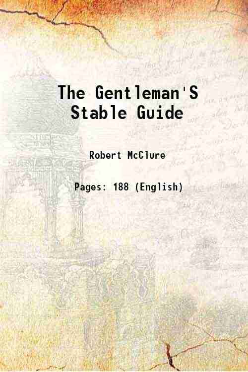     			The Gentleman'S Stable Guide 1870
